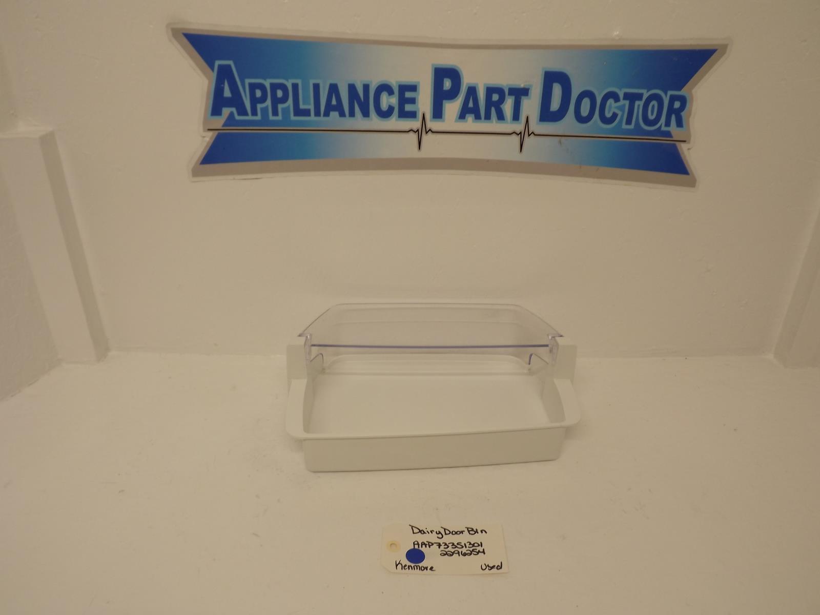 Kenmore Refrigerator AAP73351301 2296254 Dairy Door Bin Used Kenmore Refrigerator AAP73351301 2296254 Dairy Door Bin Used